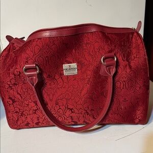 Burgundy Travel Bag for Women